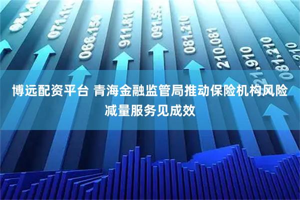 博远配资平台 青海金融监管局推动保险机构风险减量服务见成效