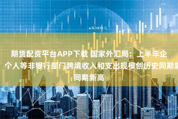 期货配资平台APP下载 国家外汇局：上半年企业、个人等非银行部门跨境收入和支出规模创历史同期新高