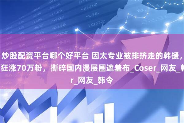 炒股配资平台哪个好平台 因太专业被排挤走的韩援，3天狂涨70万粉，撕碎国内漫展圈遮羞布_Coser_网友_韩令